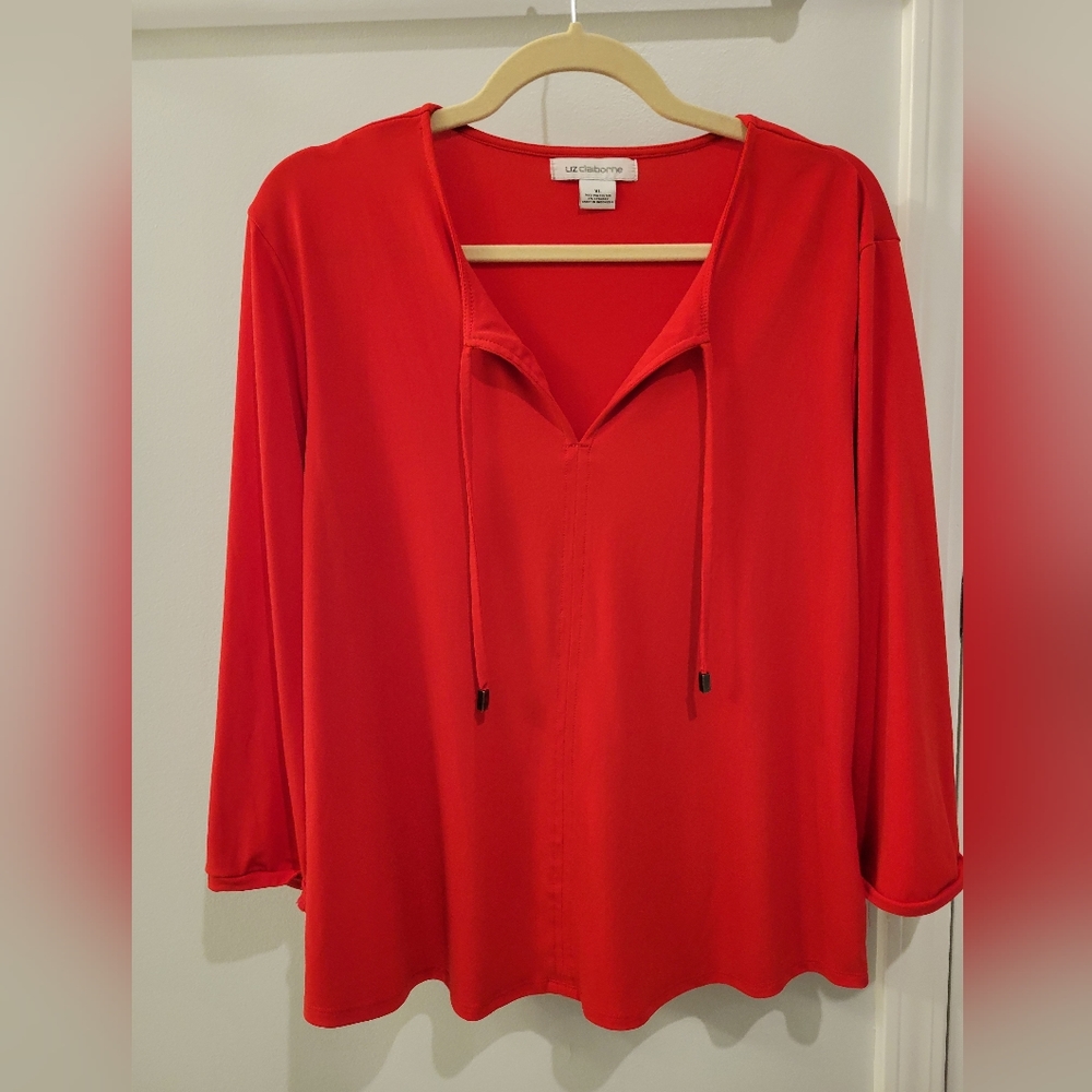 Liz Claiborne shirt, red size xl